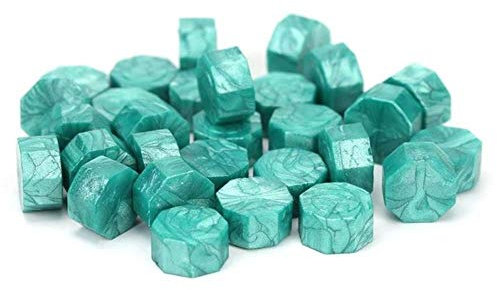 BTKNOO 100 stücke Perle Weiß Wseal Stempel wachs Vintage Wachssiegel Stempel Tablet Pille Perlen für Umschlag Hochzeit Wachssiegel Alten Siegellack, D 100 Stücke Perle