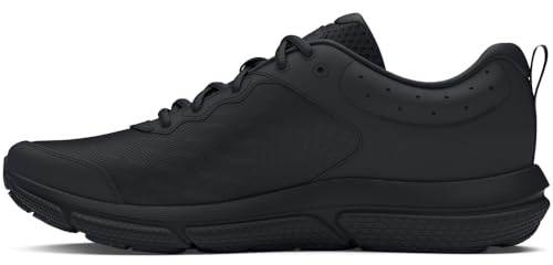 Under Armour Men's Charged Assert 10 Shoes, (002) Black/Black/Black, 12