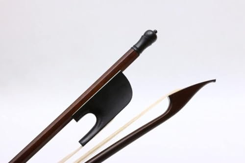 4/4 Cellobogen im Barockstil, neues Ebenholz, Frosch, Brasilholz, stark, gerade