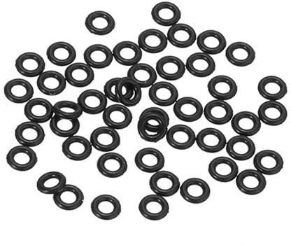 PATIKIL Dartschacht O-Ringe rutschfest Dartschacht Gummi O Ring für Metall Schäfte Wurfpfeil Werkzeug Zubehör Weiß