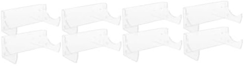 ABOOFAN 8pcs Acrylic Rolling Pin Holder Stand Wall-Mounted Storage Rack Space-Saving Kitchen Organiser