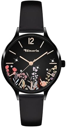 Tamaris Damenuhr - Runde Quarzuhr für Damen