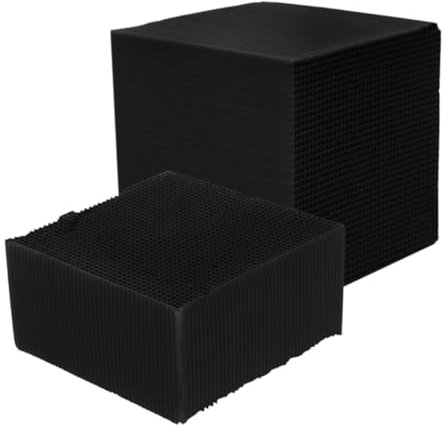 TOGEVAL Wassertrog Reinigerwürfel Aus Aktivkohle 2 Stück 10x10x5cm 10x10x10cm Für Viehtränken Aquarien Wasserfilter Frisches Wasser Nutztier Tränkenreiniger