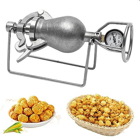 Edelstahl Popcorn Maker Chinesische Traditionelle Popcorn Popper - Mini Popcorn Maschine Home Kleine Hand Popcorn Maker für Weihnachten Party Spaß