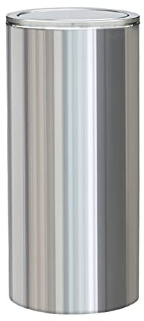 MRBVAOXVD Cestino Della Spazzatura, Contenitore All'Aperto Della Spazzatura, Swing-Top Waste Can, 24 Pollici Alta Pattumierar Uso Interno, Esterno o Commerciale, Contenitore da Bagno Della Cucina in A