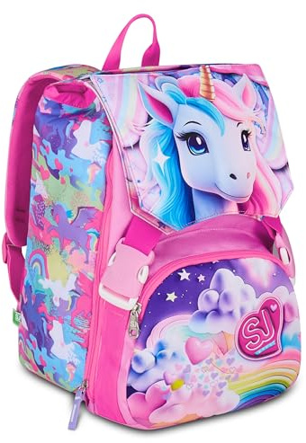SJ GANG STYLE JAM GANG Unisex Kinder Sj Gang Style Jam Gang Erweiterbarer Schulranzen SJ GANG STYLE JAM GANG Erweiterbarer Schulranzen (1er Pack)