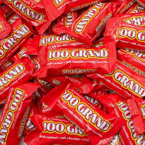 Candy Bar Fun Size 2 lb – Anti Melt Pack, Bulk Candies in Resealable Bag, Individually Wrapped (40 Pieces)