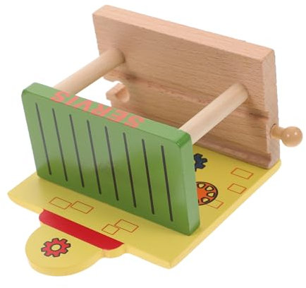 Toyvian Holzeisenbahnschienen DIY Bauspielzeug Kompatibel Mit Spielzeugeisenbahnen Für Junge Mädchen Pädagogisch Und Langlebig