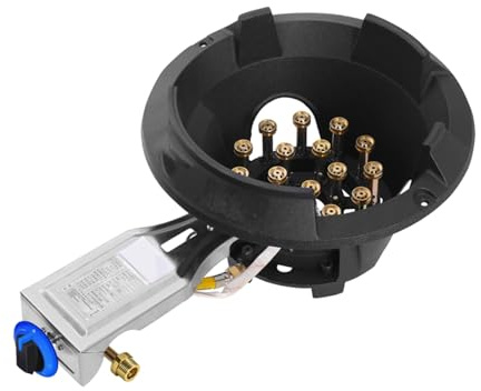 Gas Hob, 20kW Portable Cooktop,Single Burner Gas Stove,LPG/NG Hob With Flameout Protection,Cast Iron Pot Rack For Caravan And Camping(NG,38x55x23cm)(Lpg,34x53x22cm2)
