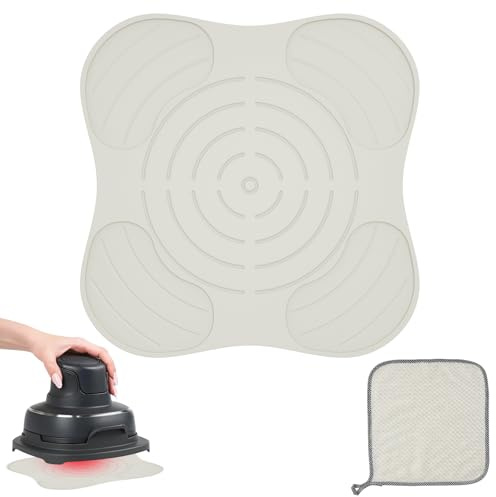 Tappetino Resistente al Calore per Friggitrice ad Aria, Tappetino in Silicone per Cucina per Pentole Calde su Piano, Accessorio da Cucina Antiscivolo per Cottura Forno Pentole Casa Ristorante