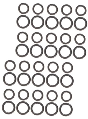 UPKOCH 40 Piezas Juntas Tóricas de Goma para Lavadoras Móviles Anillos de Sellado Duraderos para Válvulas Accesorios Prácticos para Sellado y Doméstico