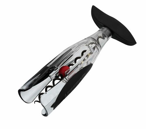 Le Creuset, Korkenzieher mit Activ-Ball, Entfernung von Weinkorken, Transparent, Polycarbonat, TM200, 59065012607261