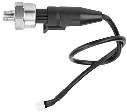 Walfront Sensore del Pressione in Acciaio Inossidabile 1/8 NPT, Trasduttore di Pressione per Acqua Carburante Olio, Sensore Pression a Scelta 150Psi