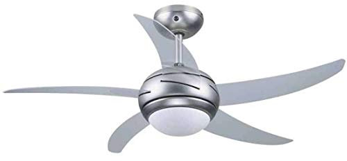 VINCO Agitatore/Ventilatore da soffitto con 5 pale semitrasparenti 1 lampada c/telecomando Design 70911