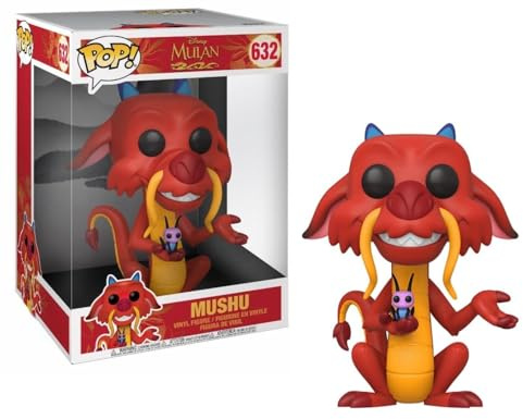 Funko Pop! Disney: Mulan-10 Mulan 10 Mushu - Vinyl-Sammelfigur - Geschenkidee - Offizielle Handelswaren - Spielzeug Für Kinder und Erwachsene - Movies Fans - Modellfigur Für Sammler