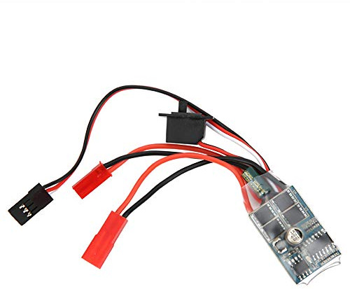 Keen so Portable 30A 4-8V ESC 2-Wege-RC-Bürstenmotor-Drehzahlregler Bidirektionale Stromregelungsbürste ESC für 1/16 1/18 1/24 Auto-Boot