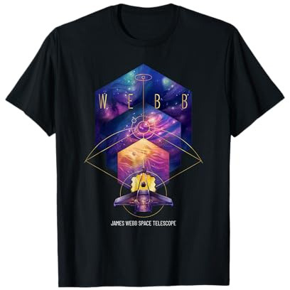 James Webb Space Teleskop Space Exploration T-Shirt