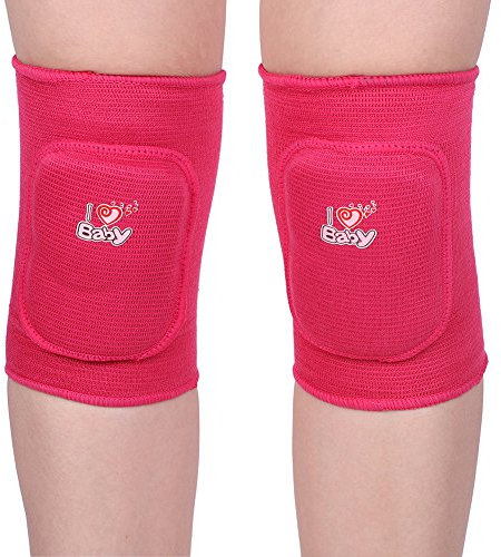 IBLUELOVER Kids Dance Knee Pads Volleyball Knee Sleeves Soft Sponge Knee Brace Protector Non-Slip Kneepads for Dancers Yoga Sports Exercise Volleyball