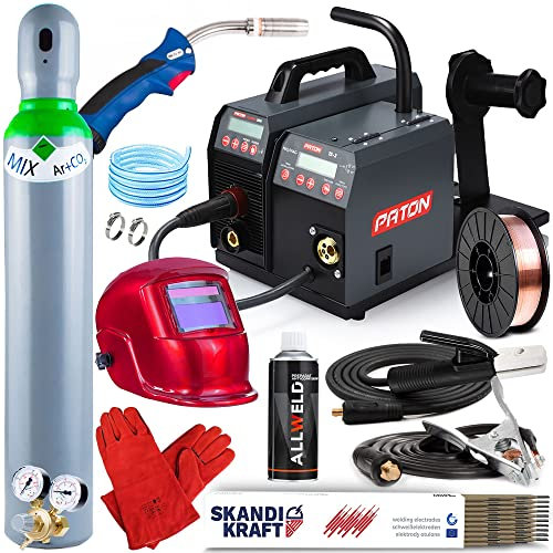ALLWELD PATON ProMIG 200 Schweißgerät MIG MAG MMA WIG 230V 50Hz 10-200A, Set zum Auswählen:ProfessionalPlus