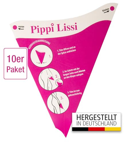 Pippi Lissi Embudo de orina desechable para mujer - Urinella higiénica para viajes y comodidad al aire libre (10)