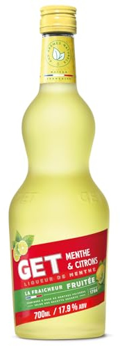 Liqueur GET Menthe & Citrons, 17,9% vol., 70cl / 700ml, la fraîcheur fruitée
