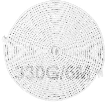 Haizibo 330 g - 6 m di nastro di piombo per tende, tenda da doccia pesante al piombo, per tende, tessuto zanzariera, tende (bianco)