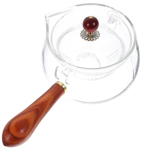 Ciieeo 360degree Traditional Rotation Tea Pot Side Handle Design Infusers for Loose Tea Heat Resistant Glass Teaware