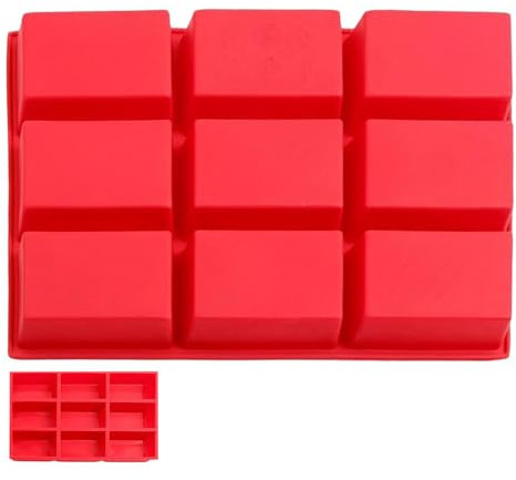Moldes para pan de silicona para hornear, moldes para pan pequeños de silicona para hornear - Molde para tartas de 9 cavidades | Molde para hornear pan pequeño antiadherente para pan y pastel de carne
