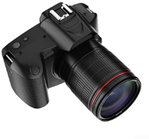 D5 Professional Digital SLR Camera, 16X Anti-Shake Zoom Dual Front Rear Lenses Wi-Fi Enabled 3.0 Touchscreen 4K F2.7 Aperture Low Light Photography(black)