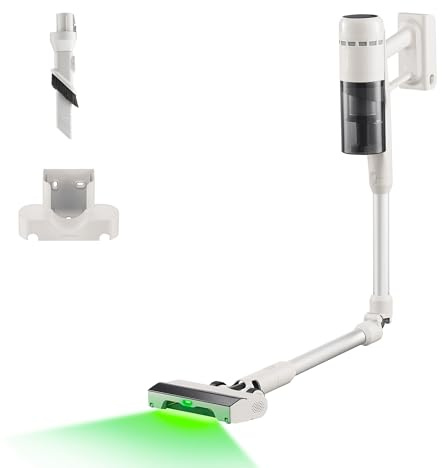 roborock H60 aspiradora sin Cable, succión 115 AW, 60 min autonomía, Tubo Flexible 90°, LED detecta Polvo, Cepillo Anti-enredos para alfombras, Suelos y Pelaje de Mascotas