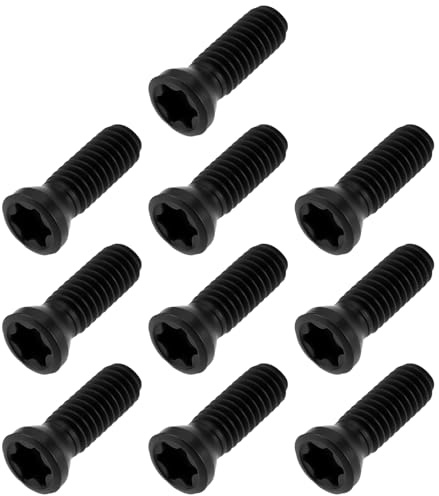 Create idea 10 Viti Torx M2,5x8 Mm In Acciaio Al Carbonio Di Grado T8 Per Utensili Per Torni CNC Con Lame In Lega Dura