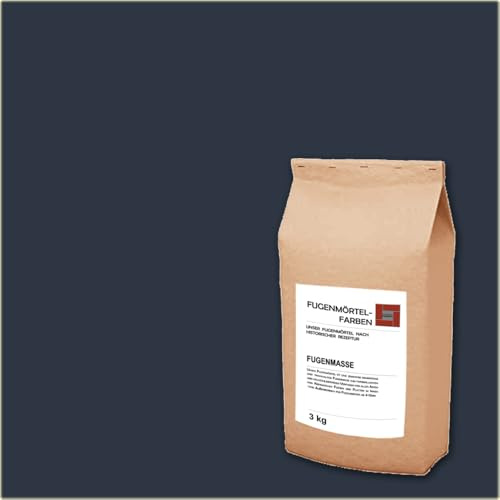 Fugenmörtel-Farben | 3kg | Einsetzbar für Fugen im Innen- und Außenbereich auf Wand- und Bodenflächen (Anthrazit, 3kg)