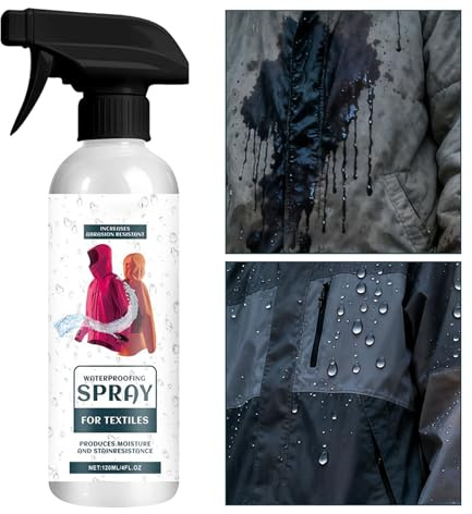 Vattenavvisande Imprägneringsspray För 120ml Skydd För Kläder Och Segeltduk | Imprägneringsspray För Kläder För Ytterkläder Kläder Camping Vandring Fiske Resa Ryggsäck