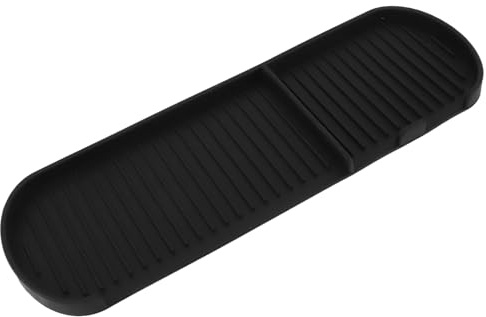 ERYUE Vassoio di Drenaggio in Silicone da Banco Tappetino per Asciugare i Piatti in Silicone con Fondo Satinato per Uso Alimentare, Resistente Scivolamento, il Bagno (#2)