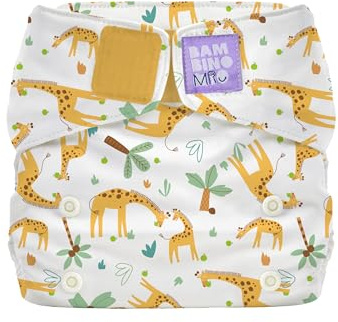 Bambino Mio Miosolo Klassisk tygblöjor för flera användningar (Sagor) – All-in-one-tygblöjor, tvättbara blöjor i en storlek, läckagesäkra och absorberande