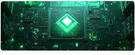 Large Mouse Mat, 30x60cmx3mm, Gaming Mouse Pad, Rubber Base, Stitched Edges, Water Resistant Easy Clean, For All Types, Extend Desktop Protection, Office Men's Gifts, Technology Future D1YY-603