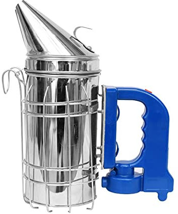 HALAWAKA Elektrische Version Bienenstock-Räucherofen aus Edelstahl mit Hitzeschild, Imker, speziell für Räucherbienenenzucht