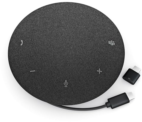 Dell Pro Plus Kabelloser Lautsprecher SL525, KI-Rauschunterdrückung | 4 Mikrofone, Bluetooth 5.3 Multi-Device, USB-C & USB-A, 12h Akku, tragbarer IP64 Speaker, Teams & Zoom zertifiziert