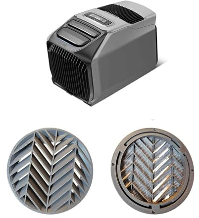 Compatible with EcoFlow Wave 2 & 3 Vent Kit, Universal Window Sealing Panel Adapter for 5mm Panels, Suitable for RVs, Tents, Homes, Portable AC Accessories (Select Size: Large/Small) (Large)