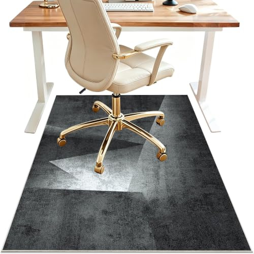 Alfombrilla para Silla de Oficina, Alfombra Silla Oficina Gaming Protector Suelo Silla Ruedas 100 x 140 cm Tapete Protector de Suelo antiarañazos Tapete de Protección de Madera baldosas Suelos Duros