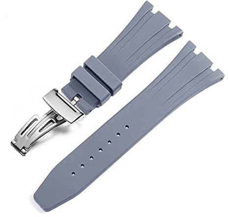 Für AP Royal Oak Offshore 15400/15202/15703 Gummi-Silikon-Uhrenarmband Herren-Uhrenarmband-Zubehör 27 mm 28 mm