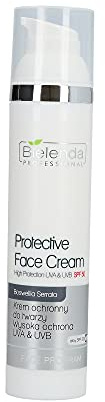 Bielenda Professional Protective Face Cream High Protection UVA & UVAB SPF 50 | Krem Ochronny do Twarzy Wysoka Ichrona UVA & UVAB 100 ml SET with STAPIZ Hair Shampoo 15ml or Mask 10ml