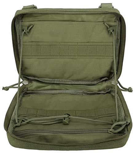 WYNEX Pochette Tactique Poche Molle Admin d'Outils Militaire Poche Supplémentaire pour Sac à Dos Randonnée Sacoche Ceinture à Outils Tactique Pochette de Rangement pour Sport en Plein Air, Nylon 1000D