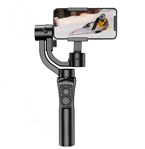 LJJ 3 Axis Estabilizador Smartphone Gimbal, Estabilizador para iPhone onvierte tu móvil en una cámara Inteligente para Grabar en Movimiento