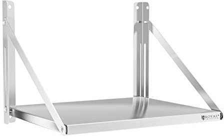 Royal Catering RC-BFWS6045 Wandbord klappbar 60 x 45 cm 40 kg Edelstahl