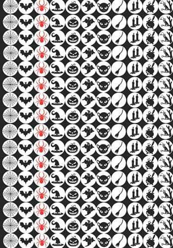 Spider Pattern Horror Movie Notebook: Horror Movie Inspired Notebook - Horror Movie Journal - Lined Pages Notebook - Movie Notebook