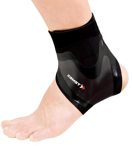 Zamst Filmista fotled - Ultra-fin fotled för sport, stabiliseringsstöd för män och kvinnor - vänster, XL