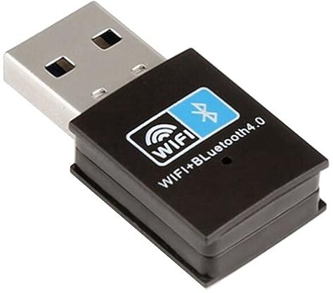 Frefgikty 150Mbps Bluetooth 4.0 USB 2.4G Plug and Play Receptor Wifi Drive Free Wifi Adaptador Fit Para Ordenador Portátil Escritorio