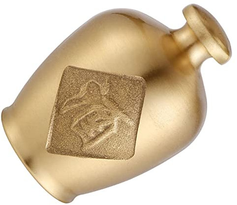 ifundom Copper Wine Pot Ornaments Retro Brass Small Decor for Living Table Shelf Home Desktop Decoration