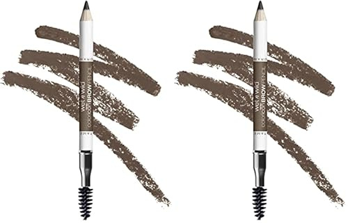 Wet 'n' Wild, Color Icon Augenbrauenstift, Augenbrauenstift mit doppelter Spitze und Kamm um die Augenbrauen an ihrem Platz zu halten, 2-in-1, langanhaltende intensive Farbe, Le Brune lo Fanno Meglio